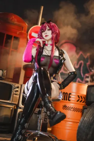 [Cosplay]角色扮演 崩坏 星穹铁道 卡芙卡 朋克同人 Natsuko夏夏子