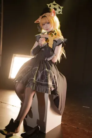 [Cosplay]角色扮演 蔚蓝档案 Iochi Mari 伊落マリー idol lunananya