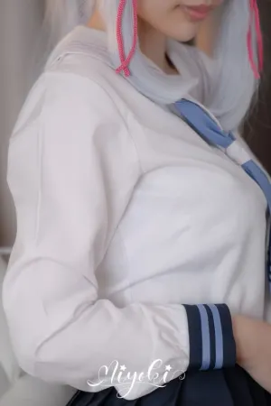 [Cosplay]角色扮演 原神 神里绫华 Ayaka Kamisato JK 铃木美咲