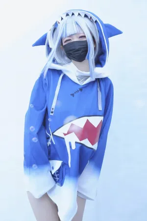 [Cosplay]角色扮演 Hotlive VTuber 噶呜 古拉 Gawr Gura はむすけ (hamham sk)