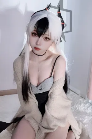 [Cosplay]角色扮演 蔚蓝档案 鬼方佳代子 礼服 矢量鱼