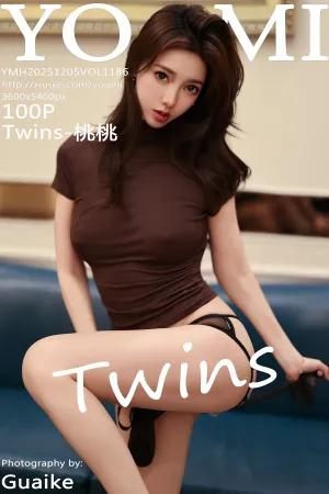 [Youmi]尤蜜荟 2025.12.05 VOL.1186 Twins 桃桃 黑色 西服 魅惑黑丝 Twins-桃桃