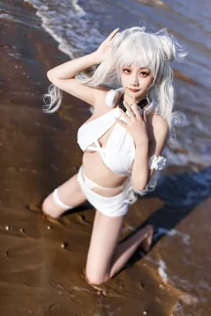 [Cosplay]角色扮演 FGO 恶毒 泳装 阿雪雪