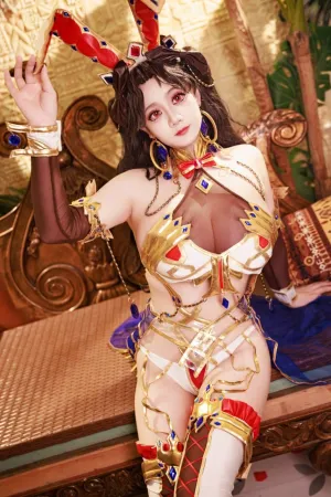 [Cosplay]角色扮演 FGO 弓凛 兔女郎 阿雪雪