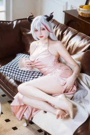 [Cosplay]角色扮演 碧蓝航线 埃吉尔 睡衣 瓜希酱