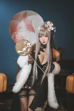 [Cosplay]角色扮演 碧蓝航线 路易九世 旗袍 封疆疆v