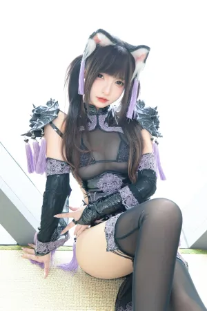 [Cosplay]角色扮演 旗袍猫女 神楽坂真冬