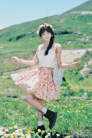 [Original]原创写真 草原 甜妹 是踢踢呀