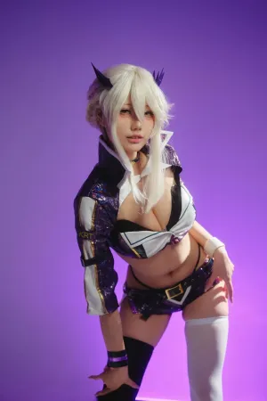 [Cosplay]角色扮演 FGO 黑枪呆 湖里狸