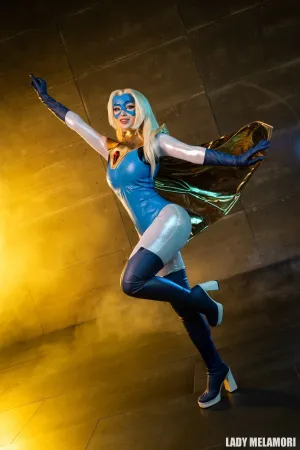 [EACosplay]欧美萌娘 超英派遣中心 金耀光 Blonde Blazer LadyMelamori