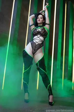 [Cosplay]角色扮演 无畏契约 蝰蛇 薇腹 Viper LadaLyumos