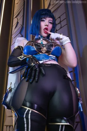 [EACosplay]欧美萌娘 原神 夜兰 Yelan Lada Lyumos