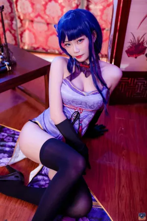 [Cosplay]角色扮演 原神 雷电将军 Raiden Ei Miinmeow