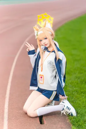 [Cosplay]角色扮演 碧蓝档案 伊落玛丽 体操服 艾西Aiwest