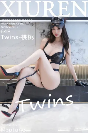 [XiuRen]秀人网 2026.01.15 No.11235 黑色 情趣内衣 魅惑黑丝 Twins-桃桃