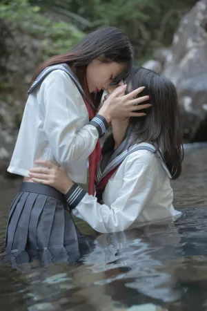 [Original]原创写真 小溪 JK 百合 萌芽儿o0,请叫我若生