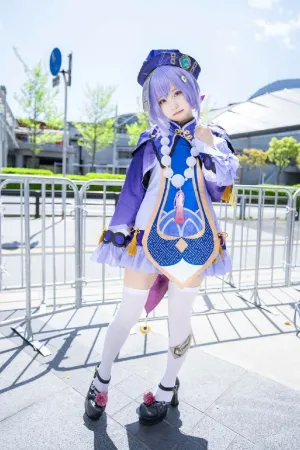 [Cosplay]角色扮演 原神 七七 Qiqi 胡桃猫Kurumineko