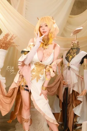 [Cosplay]角色扮演 崩坏 星穹铁道 阿格莱雅 の 内衣报告 Machi馬吉