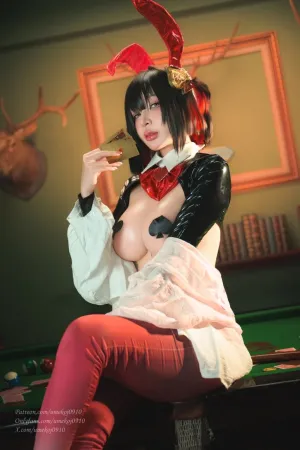 [Cosplay]角色扮演 胜利女神 妮姬 Nikke 露姬 兔女郎 Umeko.J