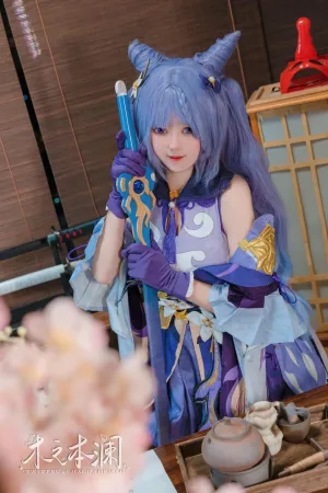 [Cosplay]角色扮演 原神 刻晴 玉衡星的赏赐 木之本澜