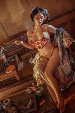 [Cosplay]角色扮演 古风 肚兜 珍珠内裤 胭脂扣 钛合金TiTi