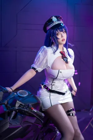 [Cosplay]角色扮演 原神 雷电将军 赛车 菌烨tako