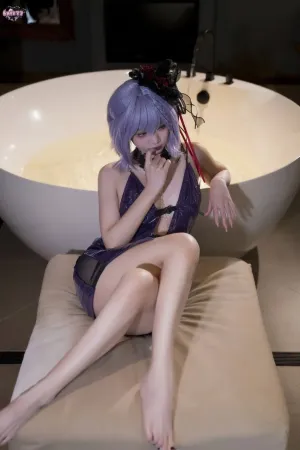 [Cosplay]角色扮演 紫色 魔女契约 柒柒要乖哦