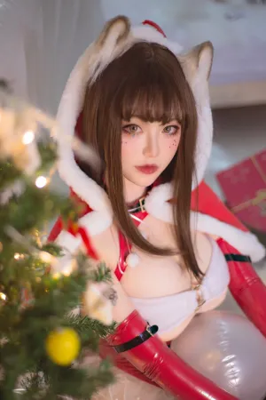 [Cosplay]角色扮演 圣诞 雪夜锦礼 佳奈喵
