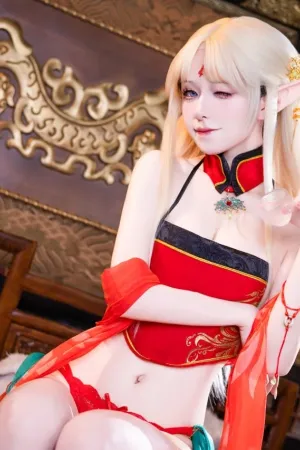 [Cosplay]角色扮演 碧蓝航线 布雷斯特 红古风 双木扶苏