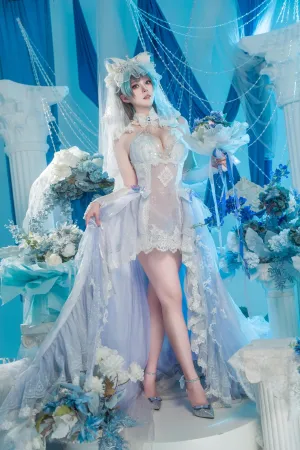 [Cosplay]角色扮演 碧蓝航线 柴郡 婚纱 Natsuko夏夏子