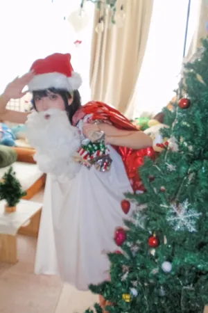 [Cosplay]角色扮演 圣诞老人 miko酱ww