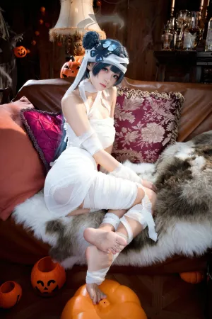 [Cosplay]角色扮演 蔚蓝档案 好美 妃咲 万圣节 九柒喵