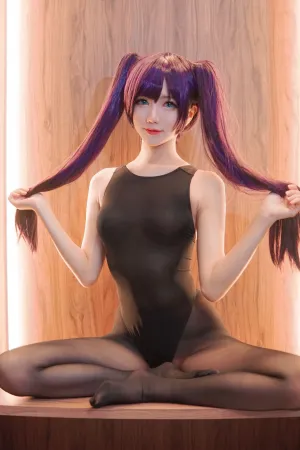 [Cosplay]角色扮演 原神 莫娜 竞泳 Mona Swimsuit Sally Dorasnow