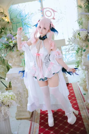 [Cosplay]角色扮演 蔚蓝档案 下江小春 花嫁 日奈娇