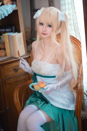 [Cosplay]角色扮演 路人女主的养成方法 英梨梨 礼服 猫大人