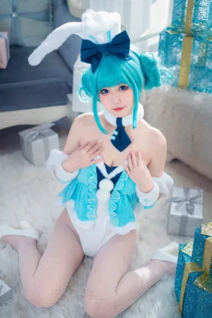 [Cosplay]角色扮演 初音未来 白兔 猫大人