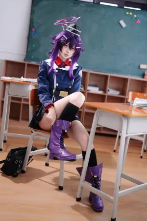 [Cosplay]角色扮演 蔚蓝档案 伊草遥香 教室 五更百鬼