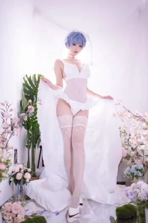 [Cosplay]角色扮演 新世纪福音战士 绫波丽 花嫁 千反田鹿子
