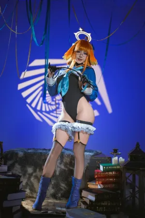 [Cosplay]角色扮演 蔚蓝档案 圆堂志美子 邪恶女干部 是一只熊仔吗