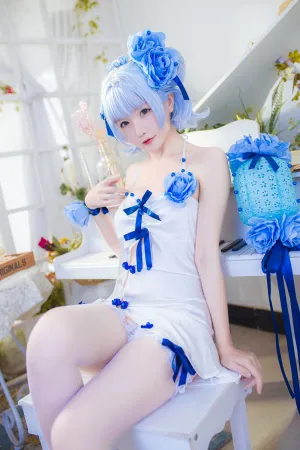 [Cosplay]角色扮演 花鸟风月 电子完整版 花与旗袍 蓝 星之迟迟
