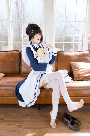 [Cosplay]角色扮演 四季夏目 枣子姐女仆 九柒喵