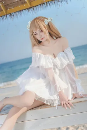 [Cosplay]角色扮演 碧蓝航线 安克雷奇 誓约礼服 十悲伤小木十