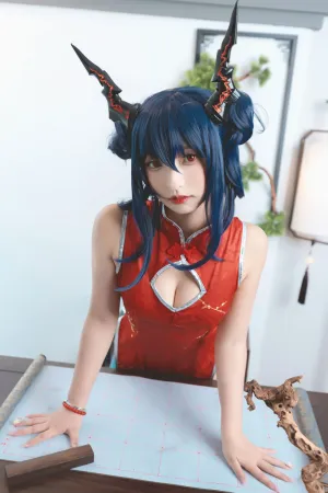 [Cosplay] 刀ノ語 明日方舟 陈 岁红霞 - 神楽坂真冬