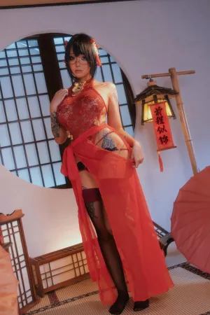 [Cosplay] 新春 肚兜 旗袍 华灯初上 - 下饭樱桃子