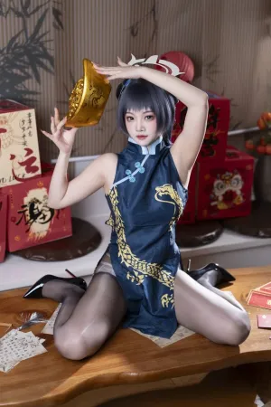 [Cosplay]角色扮演 蔚蓝档案 龙华妃咲 慢炖仓鼠球