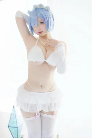 [Cosplay] Re0 蕾姆 花嫁 - 樱落酱w