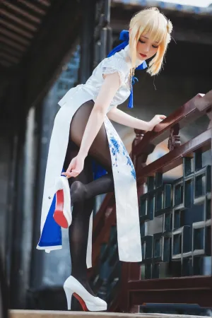 [Cosplay] Fate saber 旗袍 - 焖焖碳