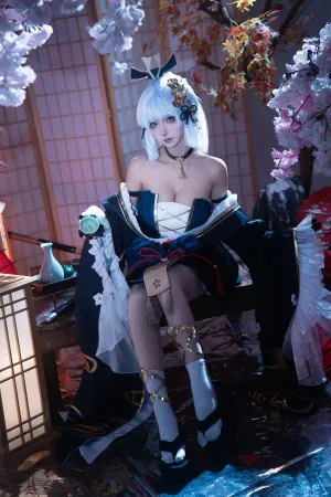 [Cosplay] 原神 神里绫华 霜刃 - Seya-狮砸