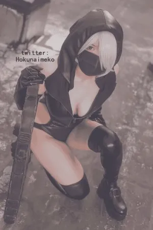 [Cosplay] 带帽黑皮衣 特殊部隊少女 - 北乃芽子Hokunaimeko