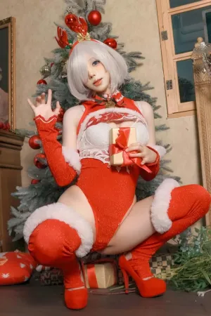 [Cosplay] 尼尔 机械纪元 2B 圣诞节 - 南鸽